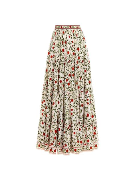 Agua by Agua Bendita Macadamia Hedera Maxi Skirt