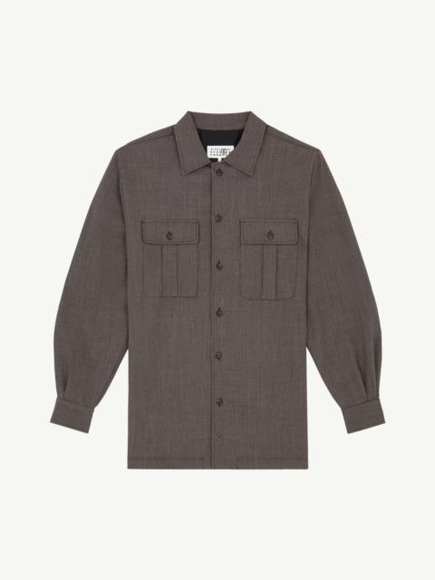 MM6 Maison Margiela Tweed shirt dress