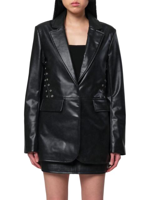 APPARIS Women's Kelan Faux Leather Blazer - Noir
