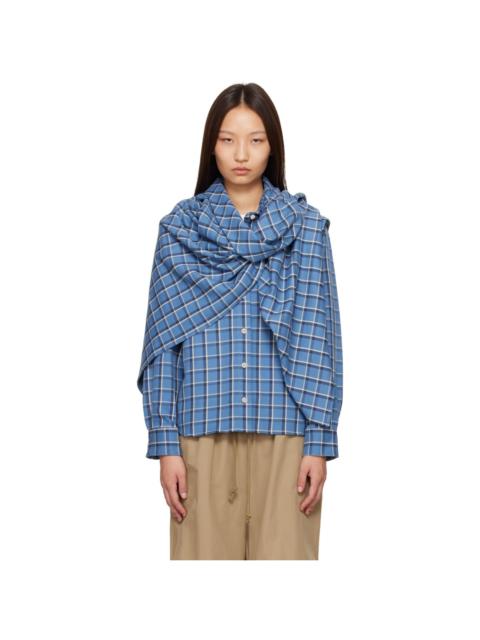 BASERANGE Blue Snell Scarf