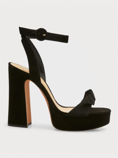 ALEXANDRE BIRMAN Clarita Curve Suede Platform Sandals