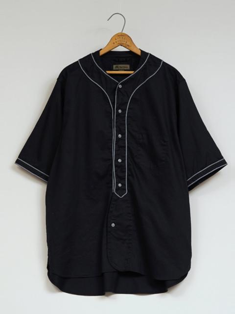 Nigel Cabourn Baseball Shirt Short Sleeve Type 2 in Dark Navy
