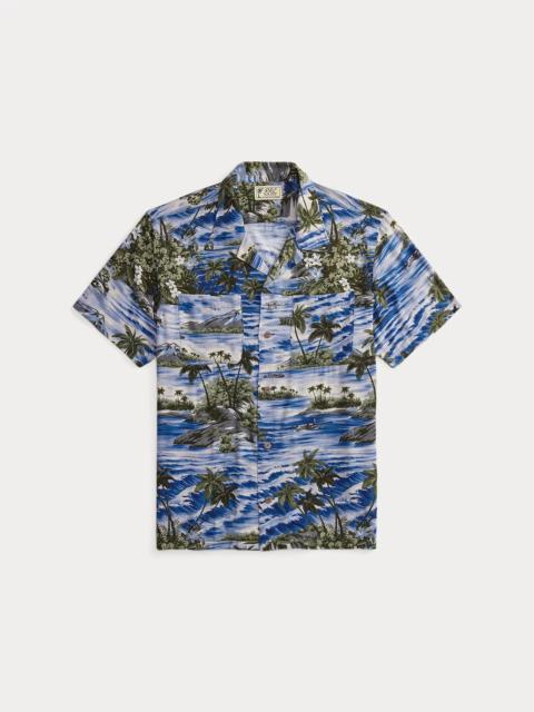RRL by Ralph Lauren Tropical-Print Camp Shirt