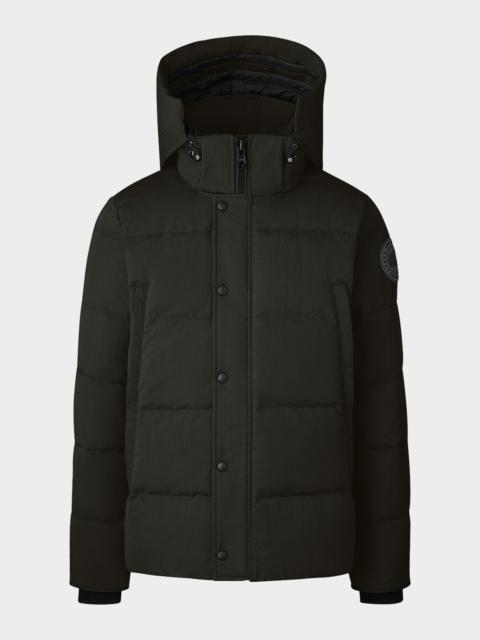 Canada Goose Men's Coated Wyndham Black Label Parka
