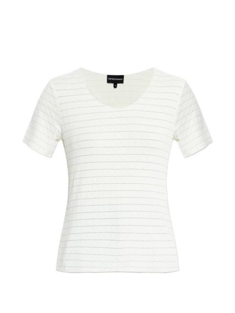 EMPORIO ARMANI striped T-shirt