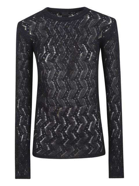 PINKO open-work wool jumper