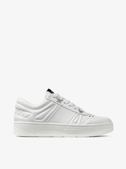 JIMMY CHOO Hawaii/F
White Calf Leather Lace Up Trainers