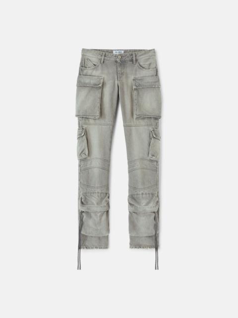 THE ATTICO ''ESSIE'' GREY LONG PANTS