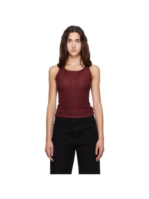 BASERANGE Burgundy Heart Tank Top