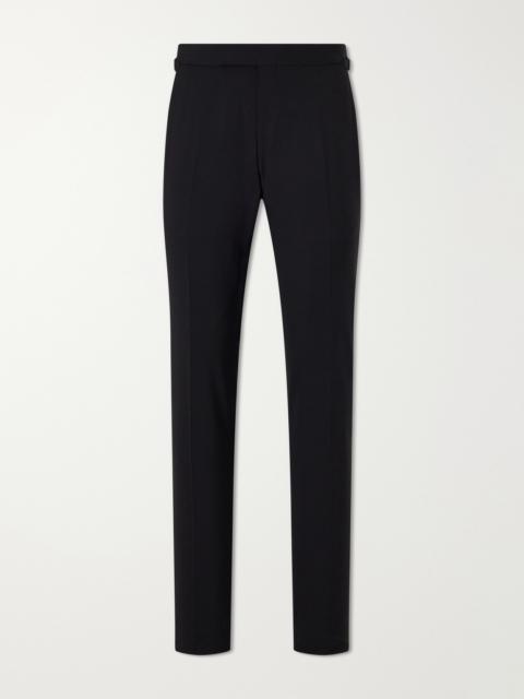 TOM FORD Shelton Straight-Leg Stretch-Wool Trousers