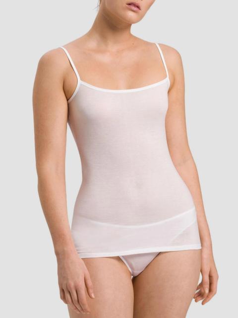 HANRO Women's Ultralight Cotton Camisole - White