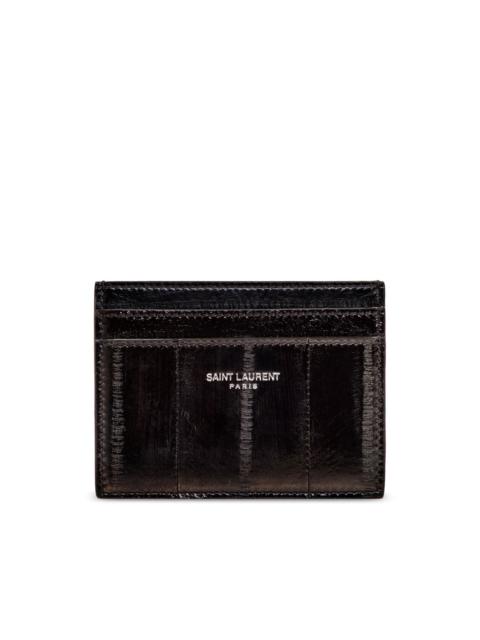 SAINT LAURENT leather cardholder