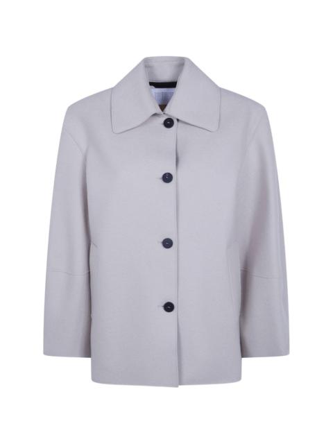 Harris Wharf London button-fastening wool jacket