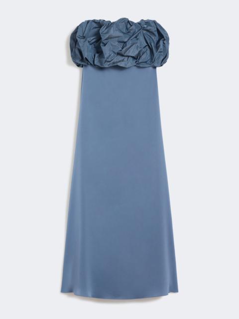 Max Mara OPEROSO Satin and taffeta bustier dress - AVIO