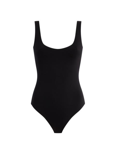 commando Women's Neoprene Tank Bodysuit - Black