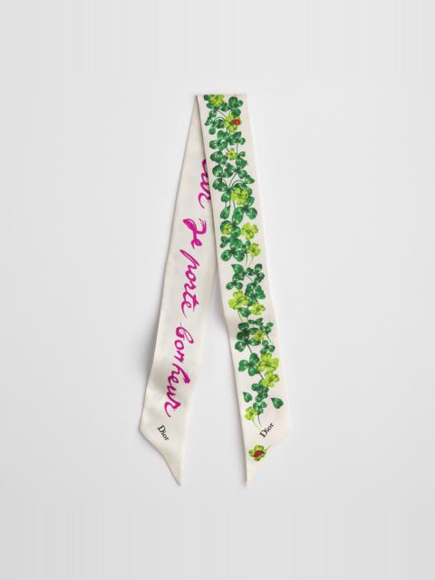 Dior Dior Clover Mitzah Scarf