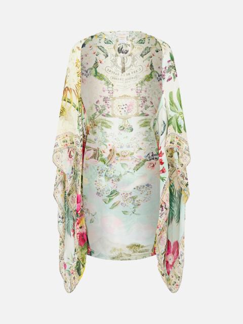 CAMILLA SILK CHIFFON SHRUG LA BELLE BOTANIQUE