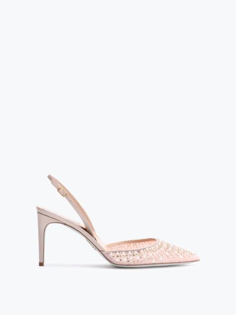 RENE CAOVILLA Aretha Nude Slingback 80