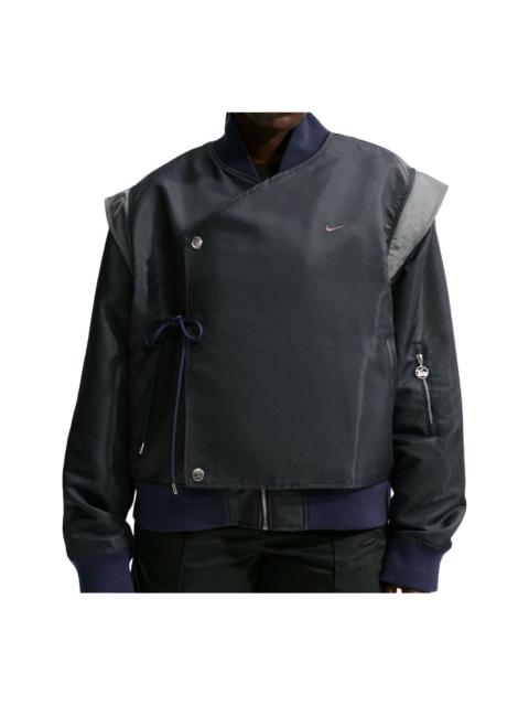 Nike (WMNS) Nike x Naomi Osaka Oversized Jacket 'Black Obsidian Iron Grey' IO5805-010