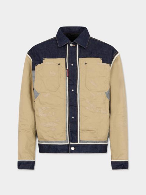 DSQUARED2 INSIDE OUT JEAN JACKET