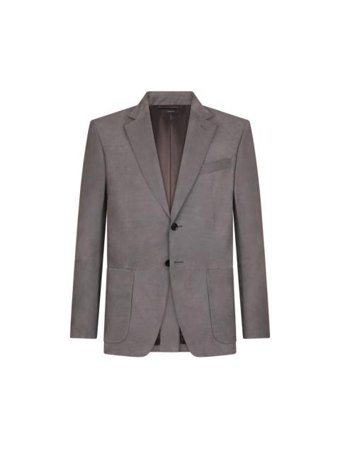 TOM FORD LIGHT NUBUCK SARTORIAL BLAZER