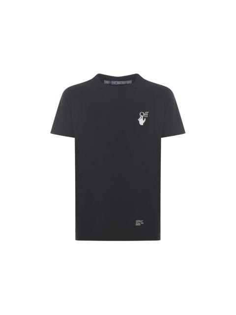 Off-White OFF-WHITE Slim Fit Caravaggio Saint Jerome Writing Arrows T-Shirt Black