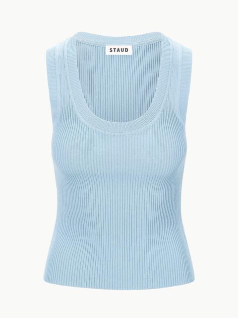 STAUD STAUD JULIETTE TOP SLATE BLUE