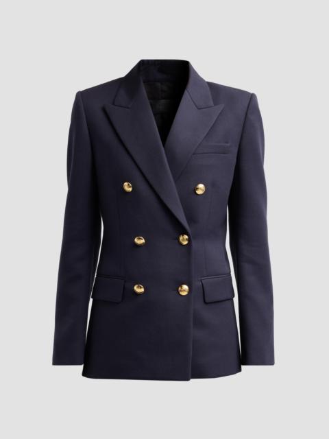 NILI LOTAN Women's Bruni Wool Double-Breasted Blazer - Midnight