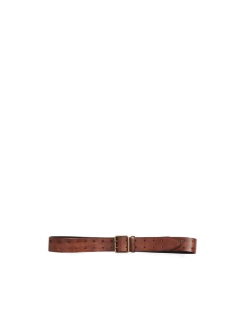 RRL by Ralph Lauren perforated leather belt