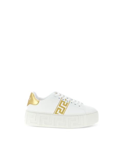 VERSACE La Greca platform sneakers