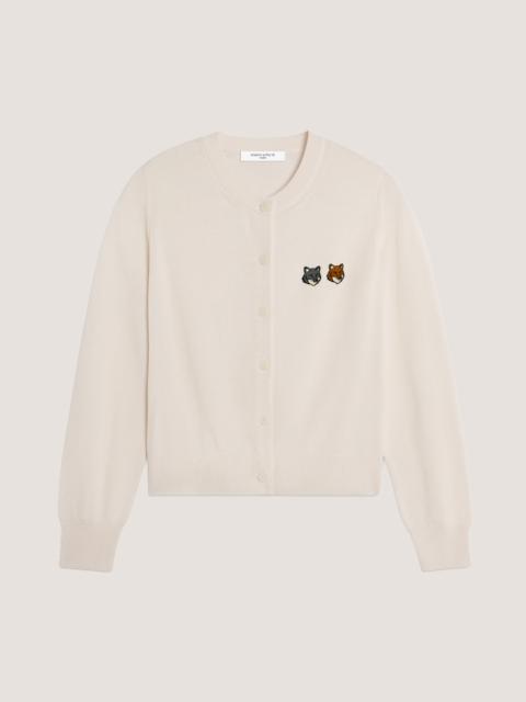 Maison Kitsuné DOUBLE FOX HEAD REGULAR CARDIGAN