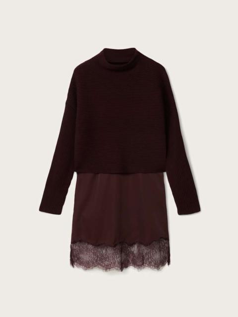 ALLSAINTS ELOISE 2-IN-1 SWEATER DRESS