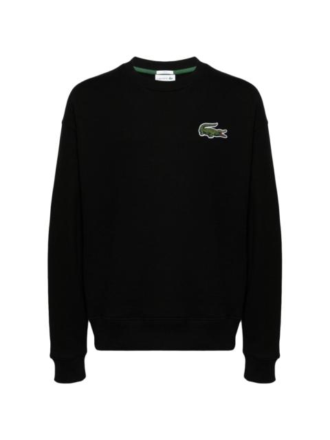 LACOSTE Crocodile Badge cotton sweatshirt