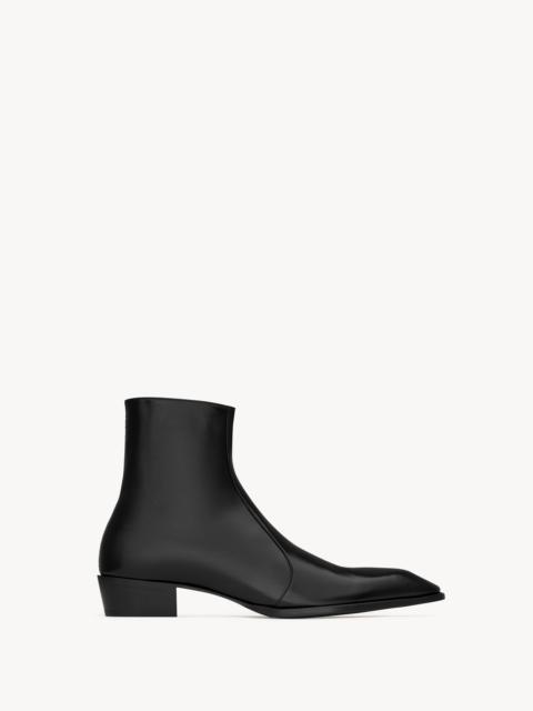 SAINT LAURENT AURELIEN BOOTS IN SMOOTH LEATHER