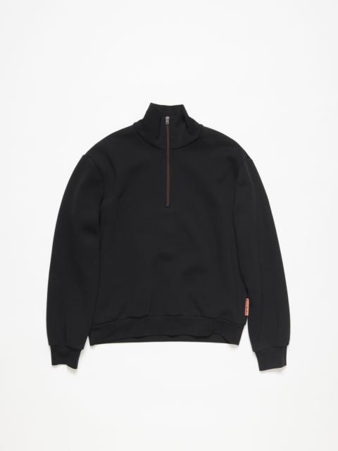 Zippered sweater - Black