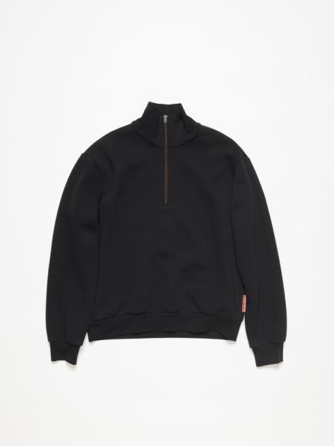 WTAPS Mock Neck / Sweater / Poly. Fortless BLACK | REVERSIBLE