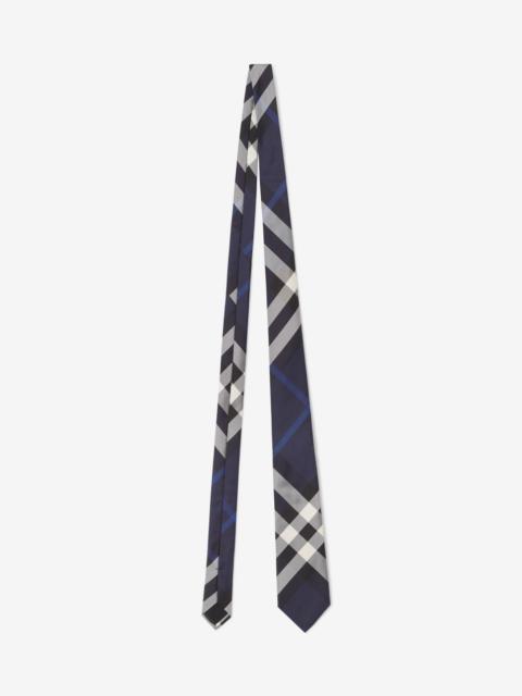 Burberry Classic Cut Check Silk Tie