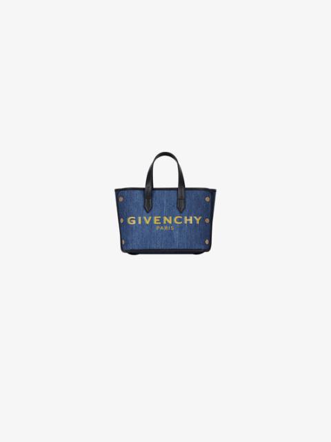 Givenchy MINI BOND SHOPPER IN DENIM