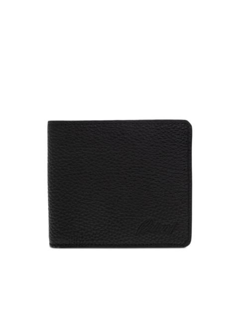 Brioni grained leather wallet