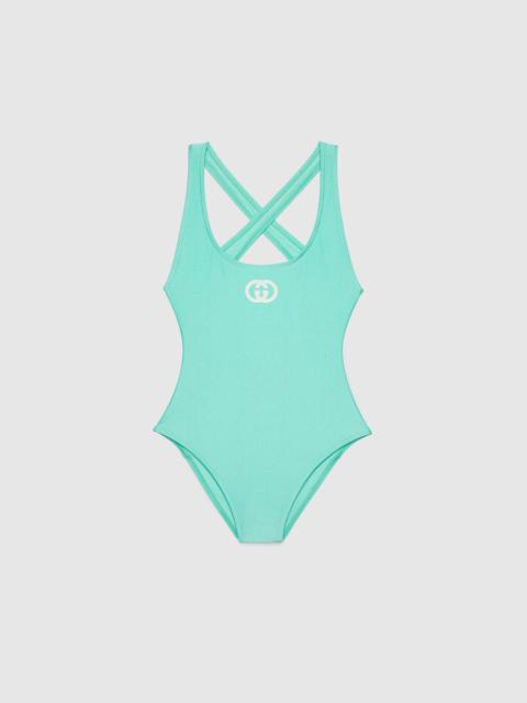 GUCCI Sparkling jersey swimsuit