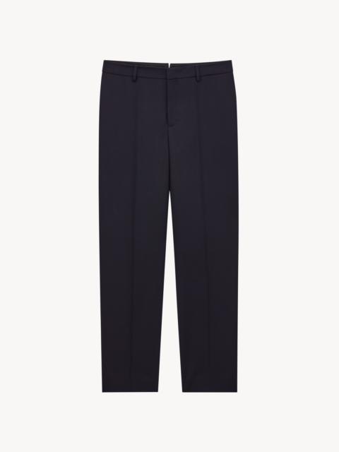 SAINT LAURENT SLIM-FIT PANTS IN WOOL GABARDINE