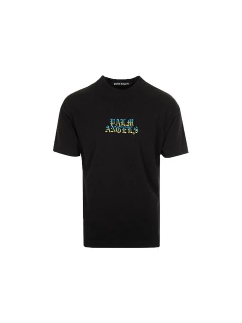 Palm Angels Palm Angels Hue Gothic Logo T-shirt Black