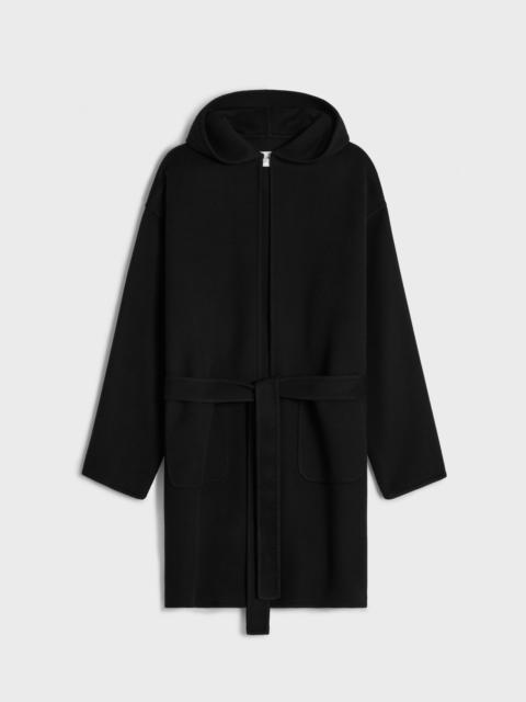ムートン・ファーコート CELINE | COAT WITH HOOD IN DOUBLE FACE CASHMERE CELINE | COAT WITH HOOD IN DOUBLE FACE CASHMERE (CELINE