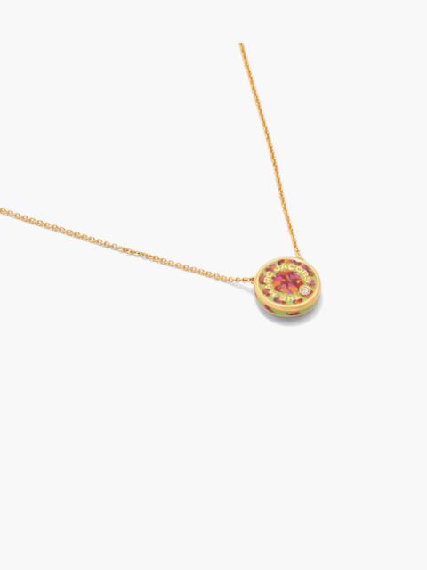 Marc Jacobs THE MARBLED MEDALLION PENDANT