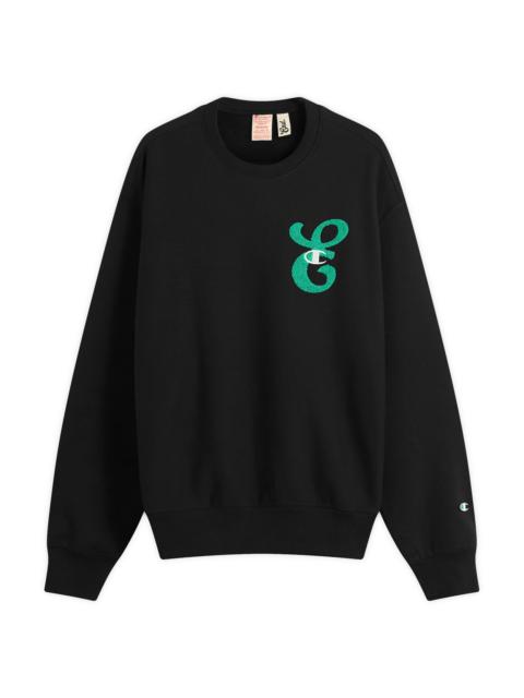 Champion Champion for E by END. Crew Sweatshirt 'Emerald'