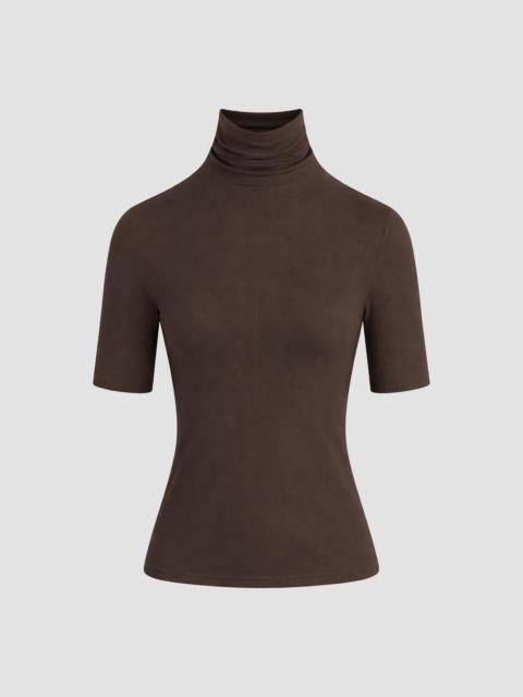 Joe's Jeans Women's The Tony Turtleneck Top - Dark Chocolate