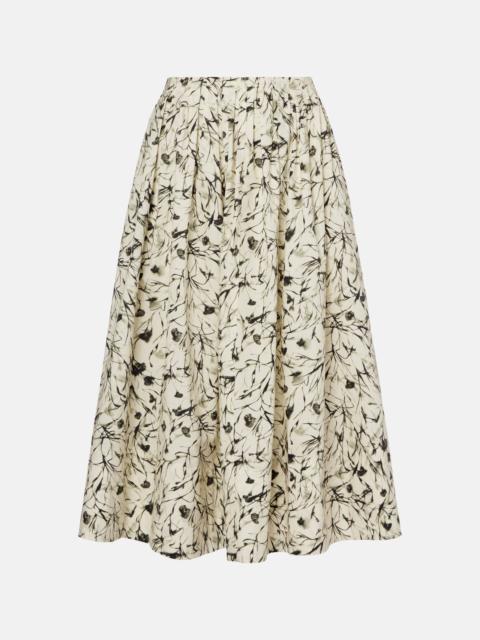 Proenza Schouler White Label Austin cotton poplin midi skirt