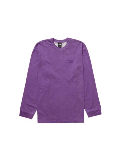 Supreme Supreme The North Face Pigment Printed L/S Top Purple