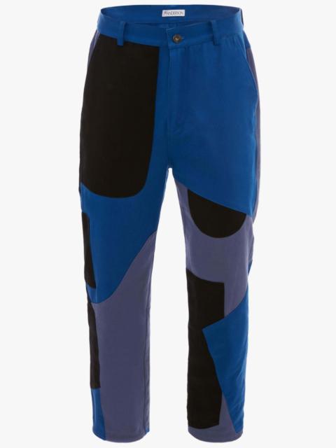 JW Anderson PATCHWORK FATIGUE TROUSERS
