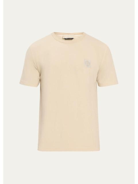 Stone Island Men's Jersey Compass-Patch Crewneck T-Shirt